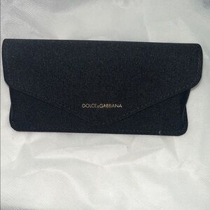Dolce & Gabbana Black Fabric Sunglasses Case